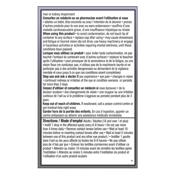 Lumify Redness Reliever Eye Drops -Trial Size 3.5ml - Picture 3 of 15